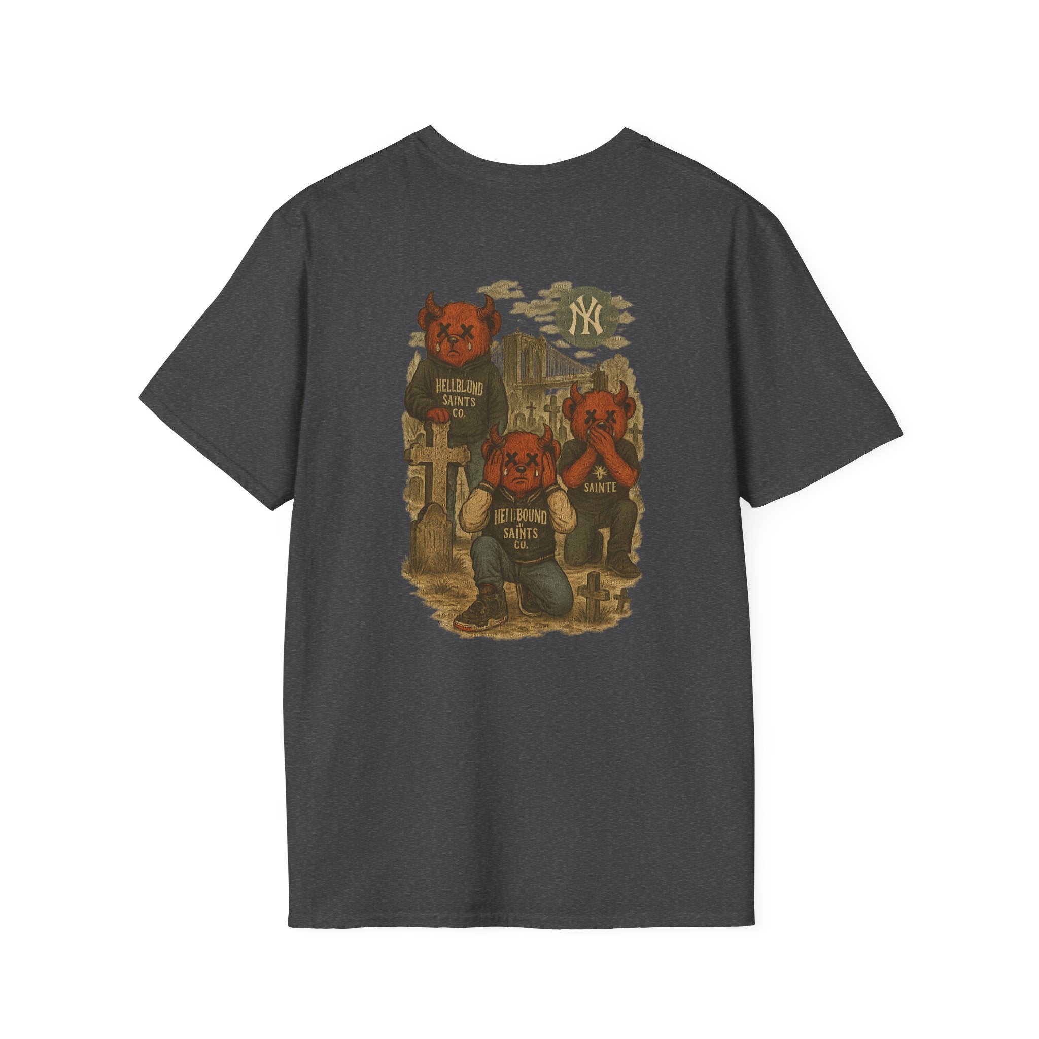 See No Evil Hear No Evil Speak No Evil Cemetery Tee