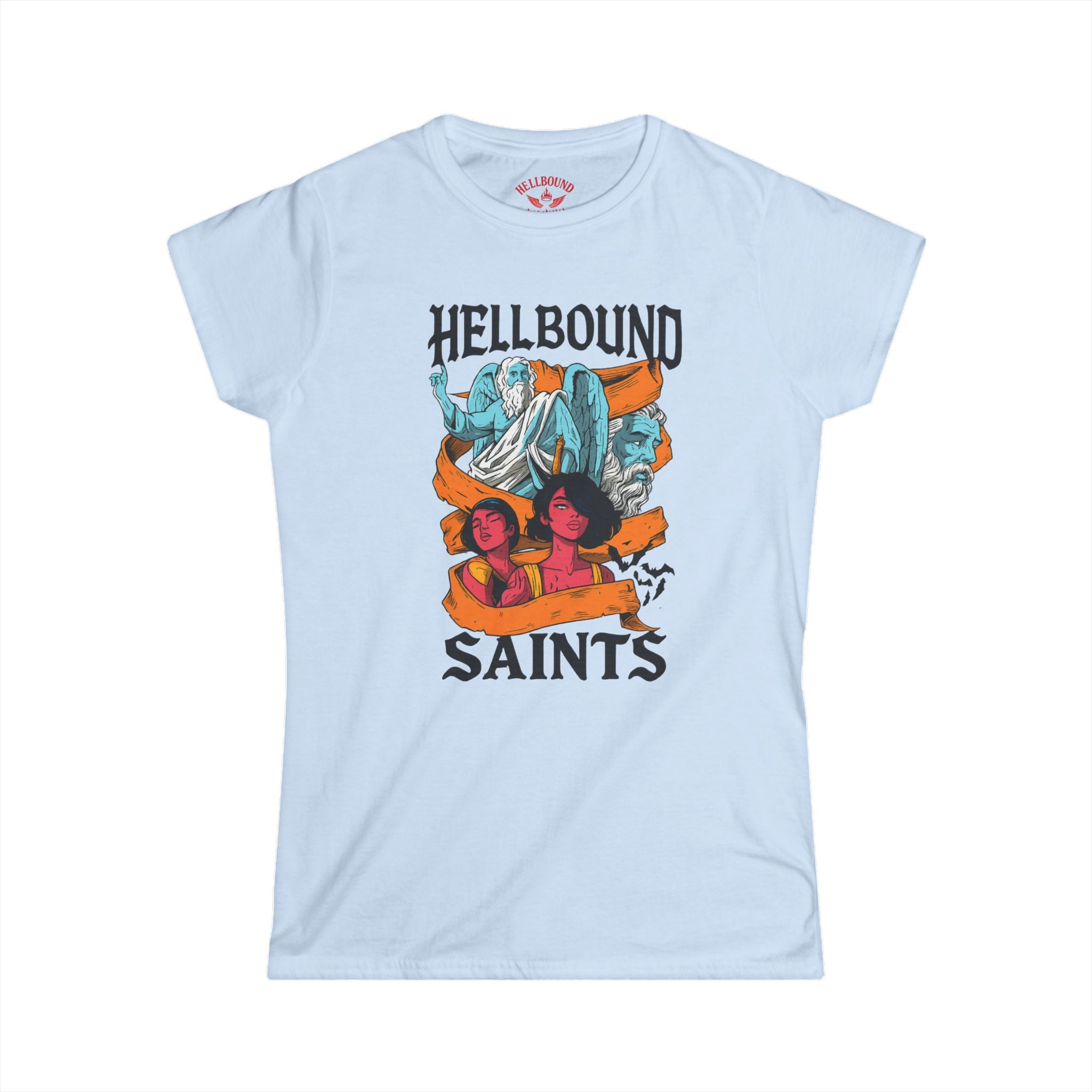 Women's Tee - Womens Hellbound Saint Twins