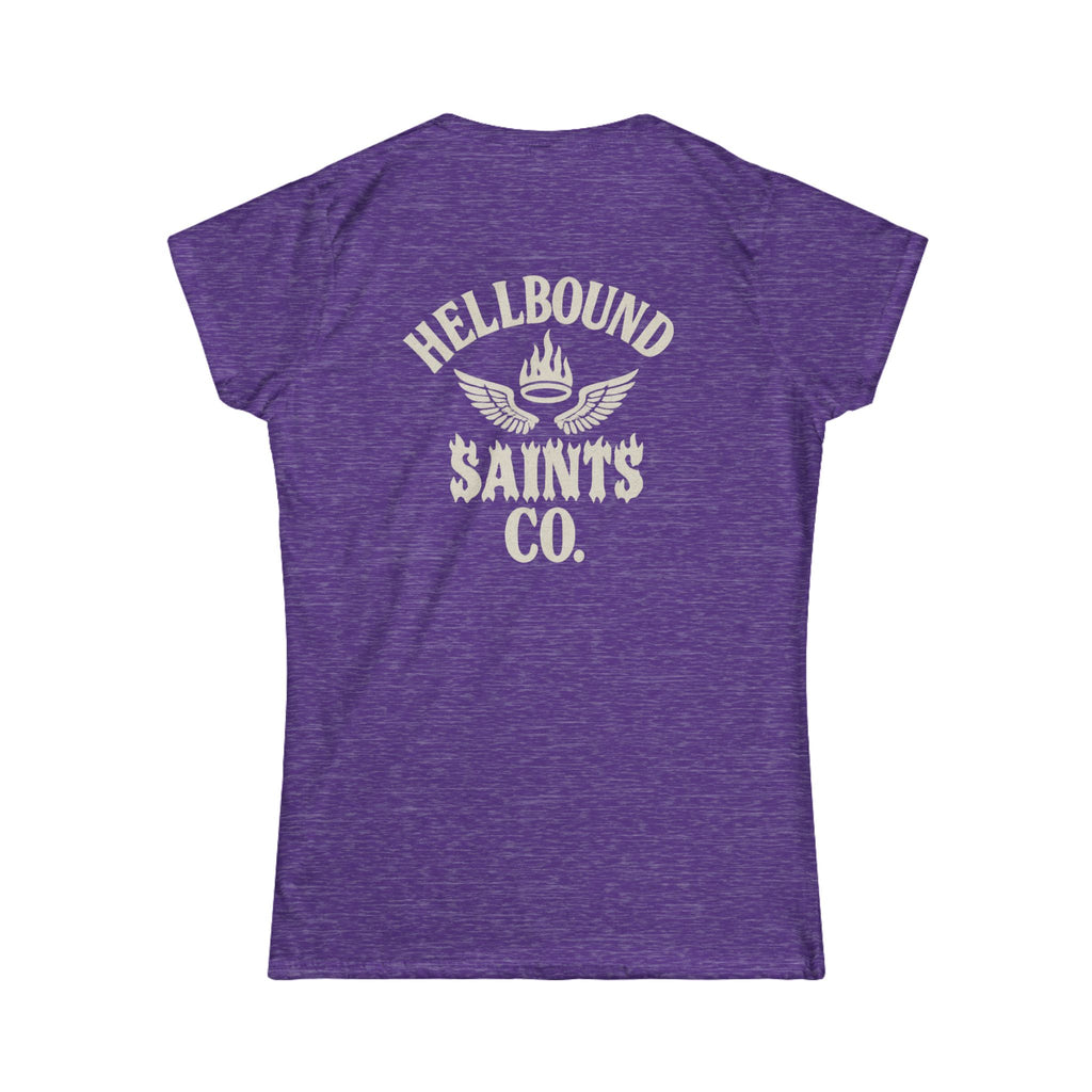 Women's Tee - Womens Hellbound Saint Twins