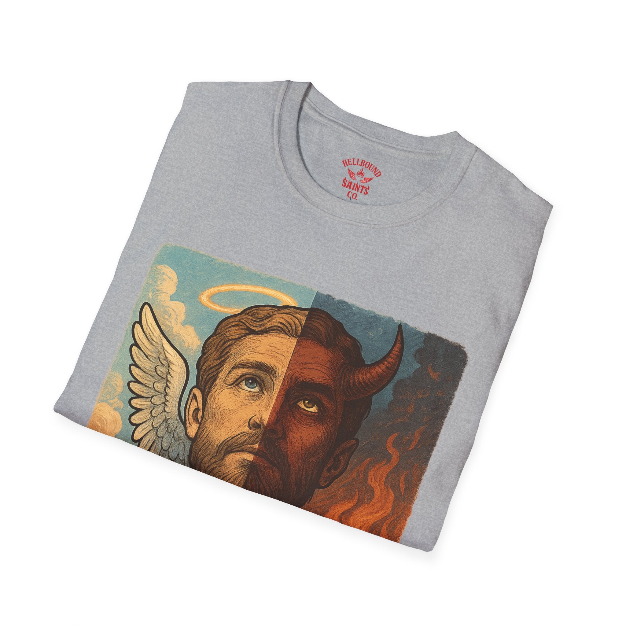 Heaven or Hell T-shirt - Unisex Softstyle