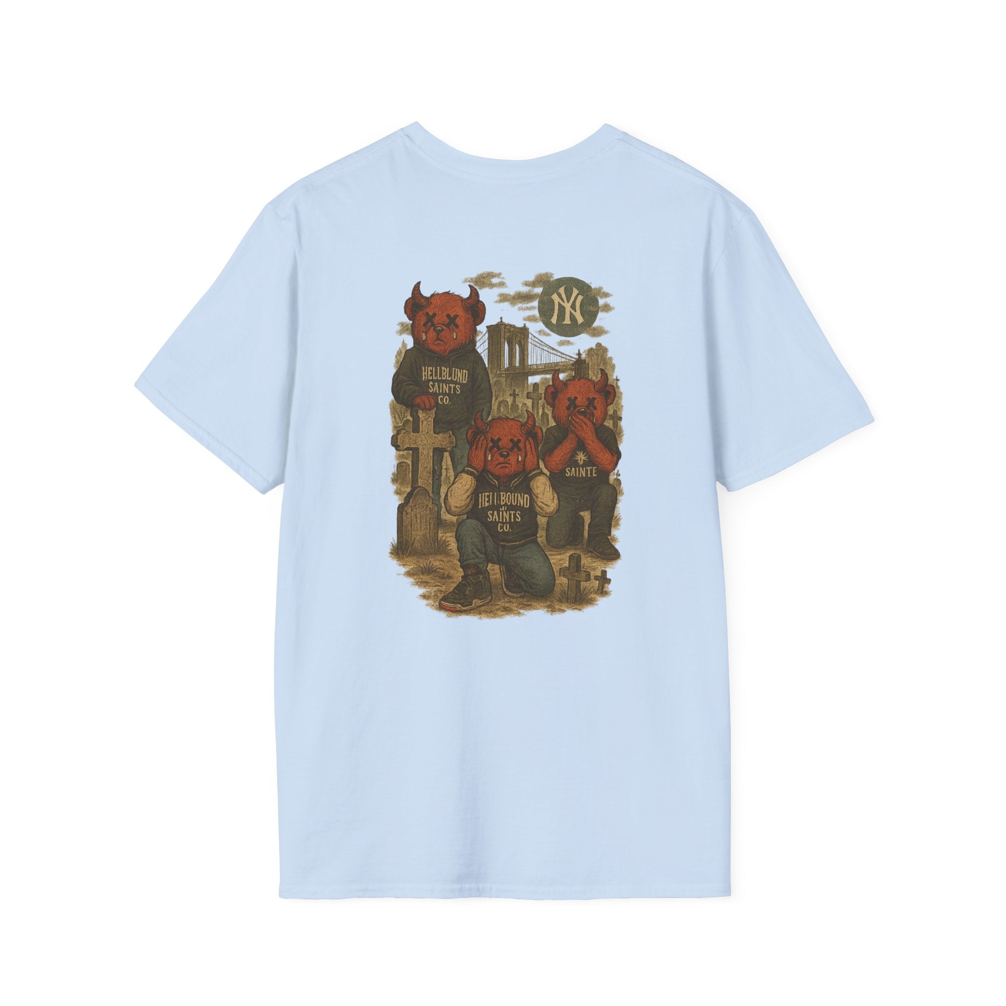 See No Evil Hear No Evil Speak No Evil Cemetery Tee