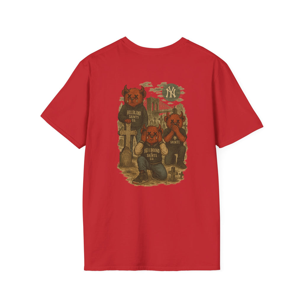 See No Evil Hear No Evil Speak No Evil Cemetery Tee