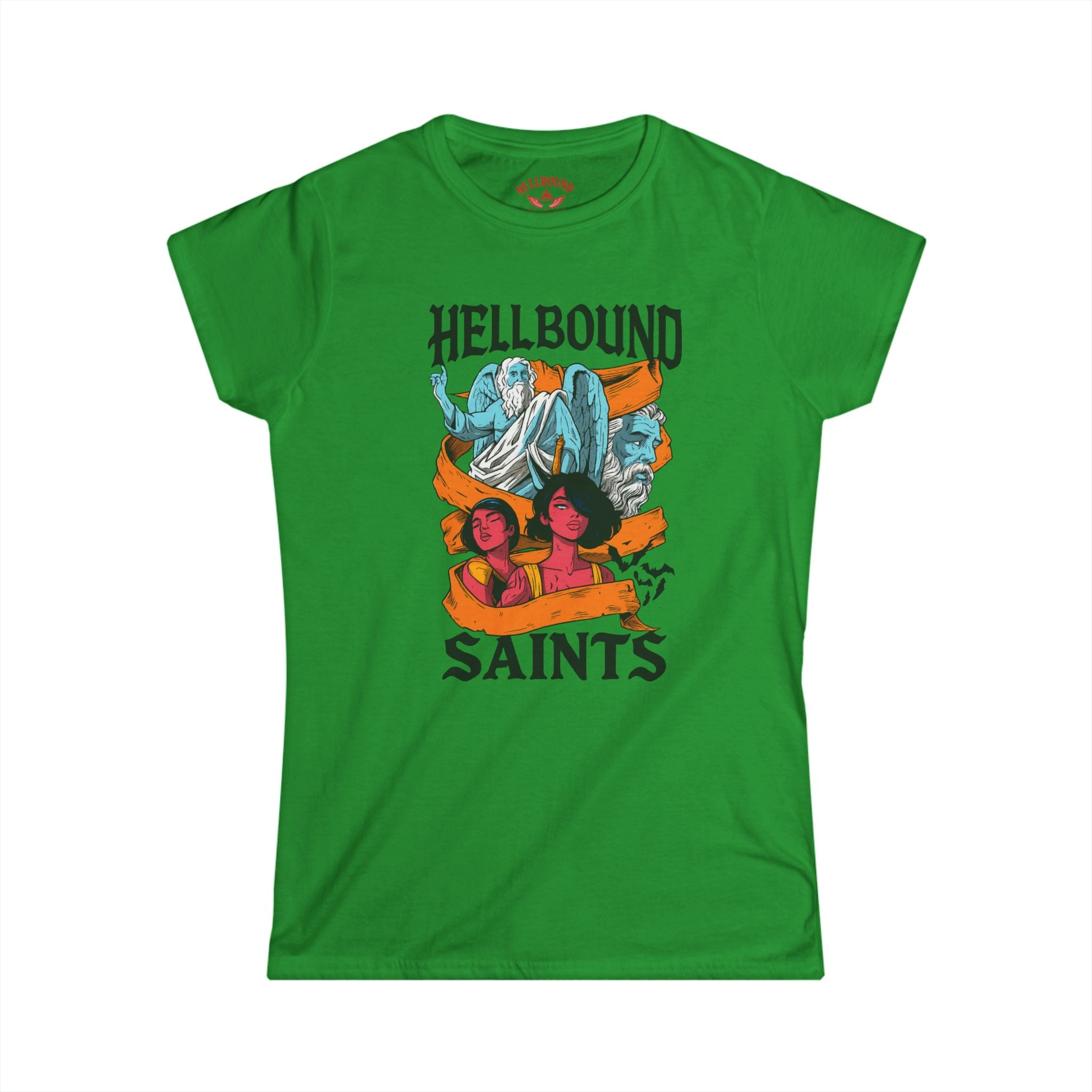 Women's Tee - Womens Hellbound Saint Twins