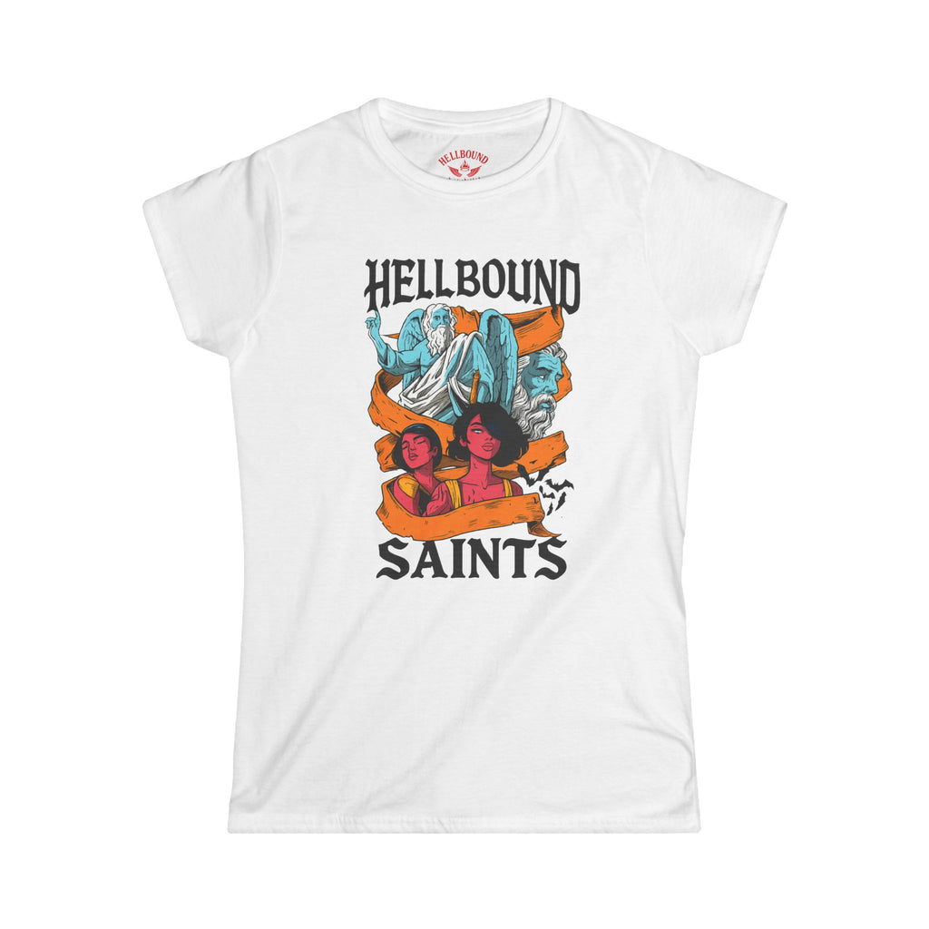 Women's Tee - Womens Hellbound Saint Twins