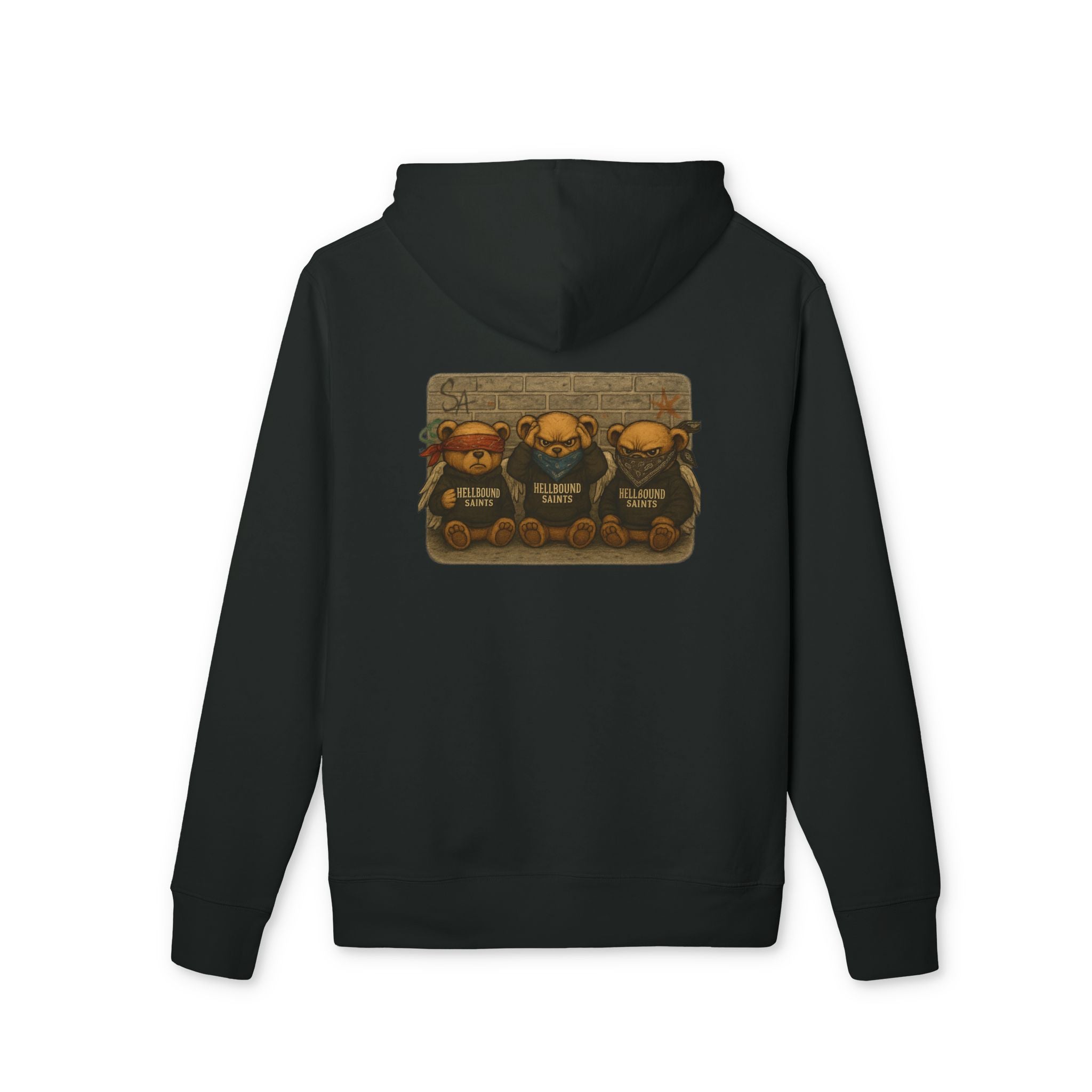 Hellbound Bears Hoodie — Stranger Things 'See No Evil Hear No Evil Speak No Evil' Logo