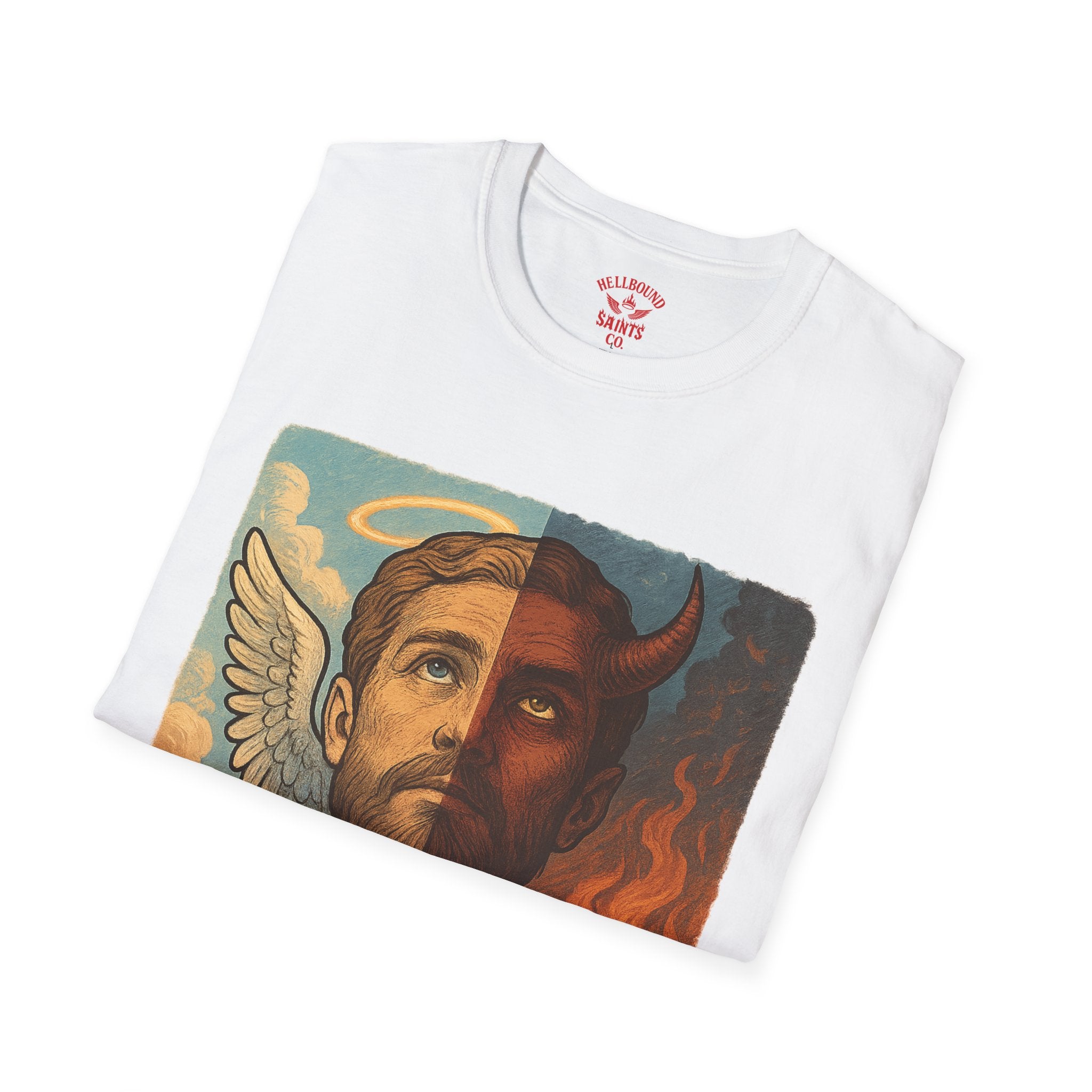 Heaven or Hell T-shirt - Unisex Softstyle