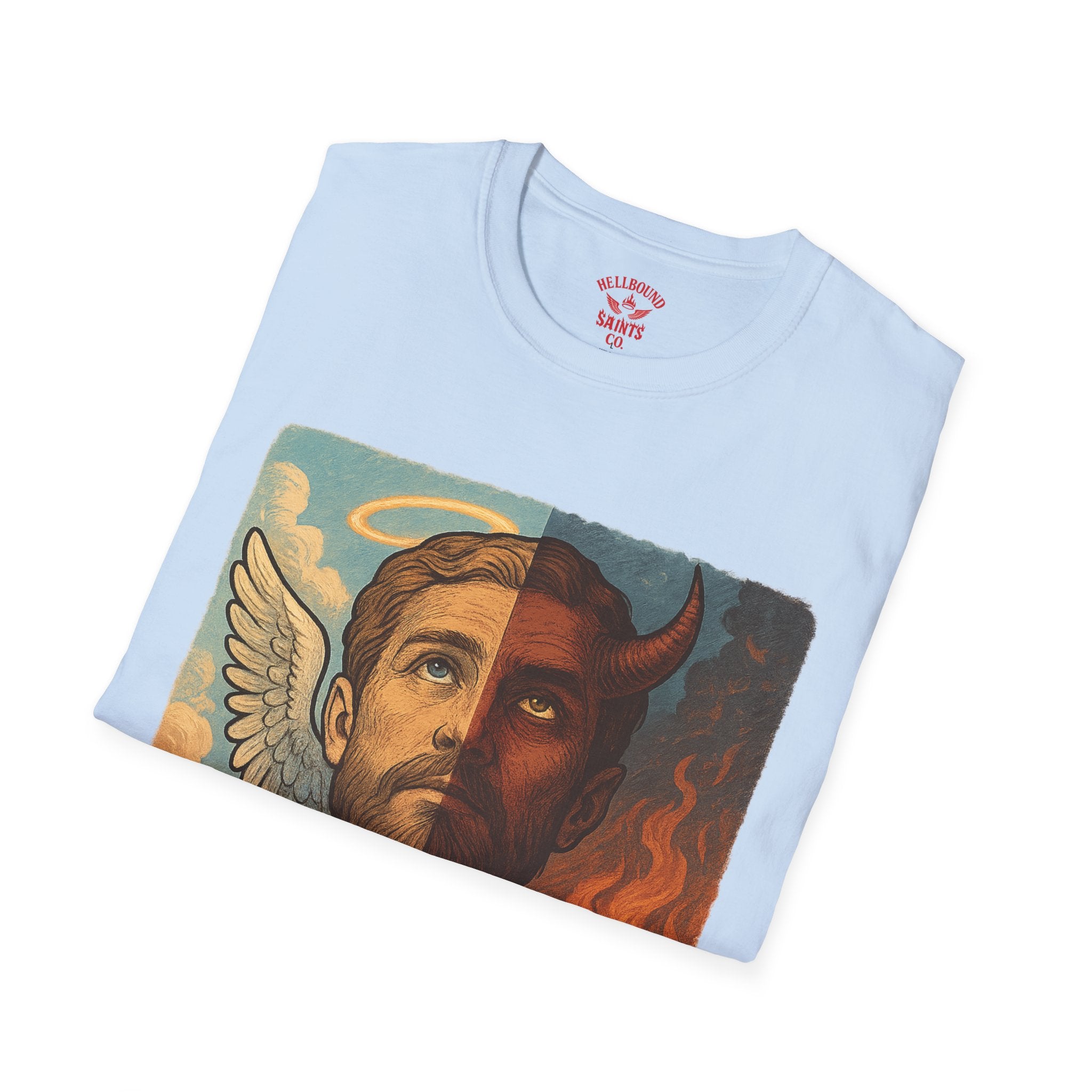 Heaven or Hell T-shirt - Unisex Softstyle