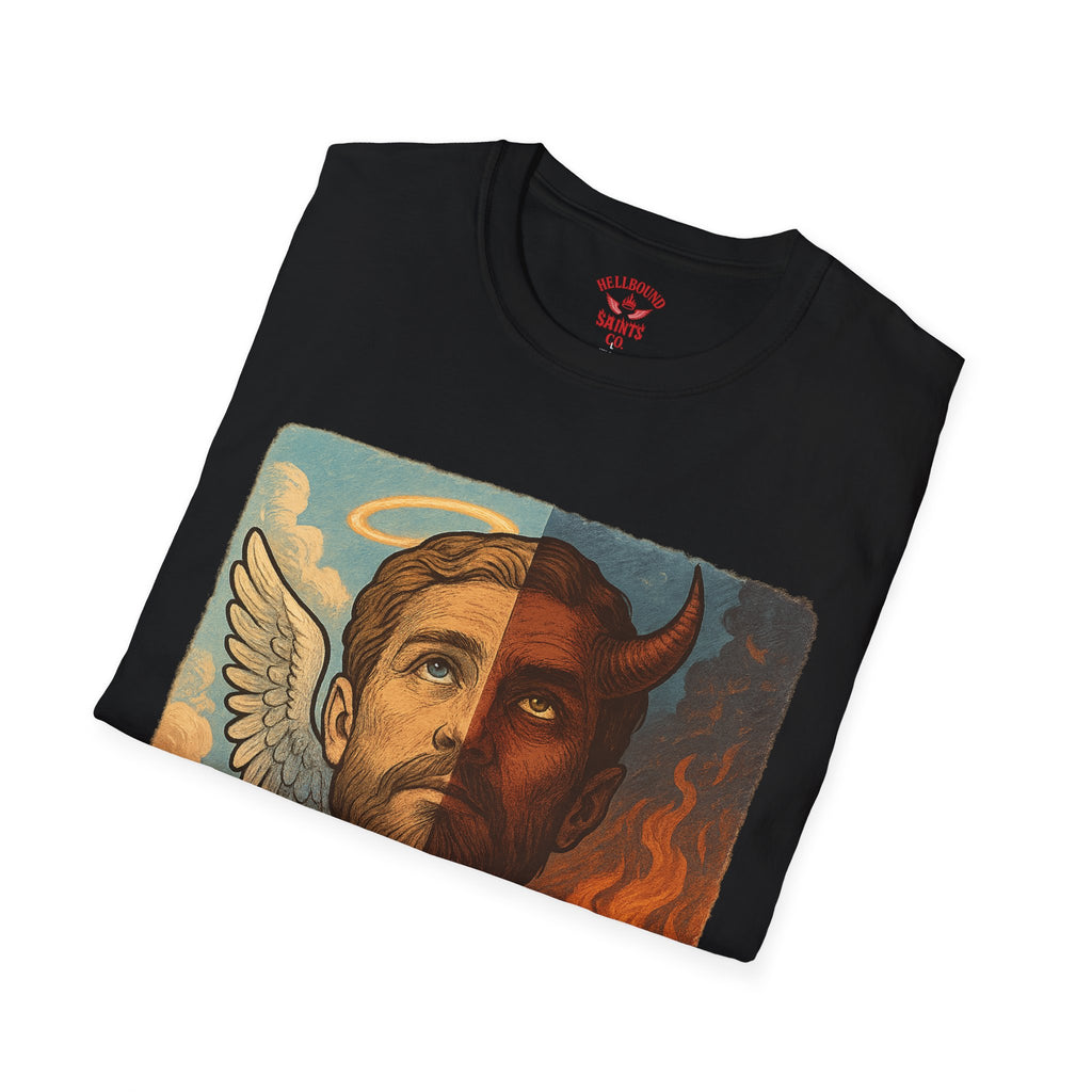 Heaven or Hell T-shirt - Unisex Softstyle