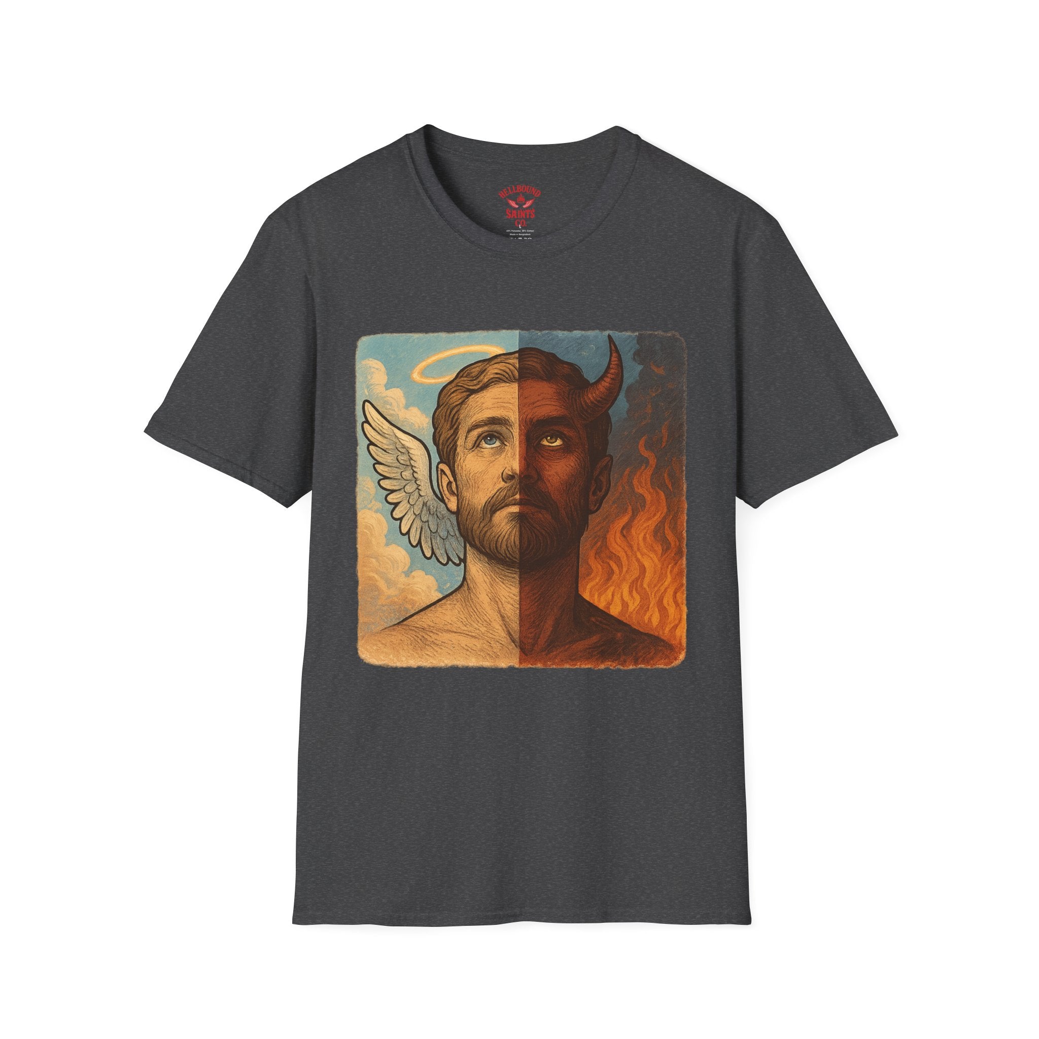 Heaven or Hell T-shirt - Unisex Softstyle