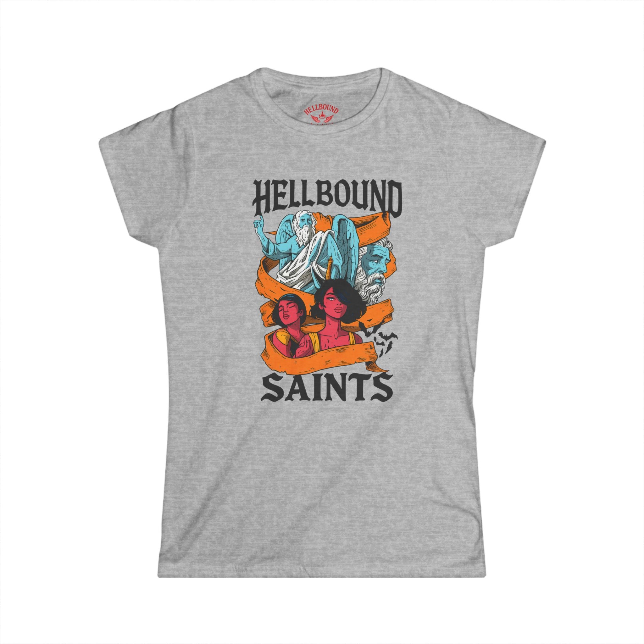 Women's Tee - Womens Hellbound Saint Twins