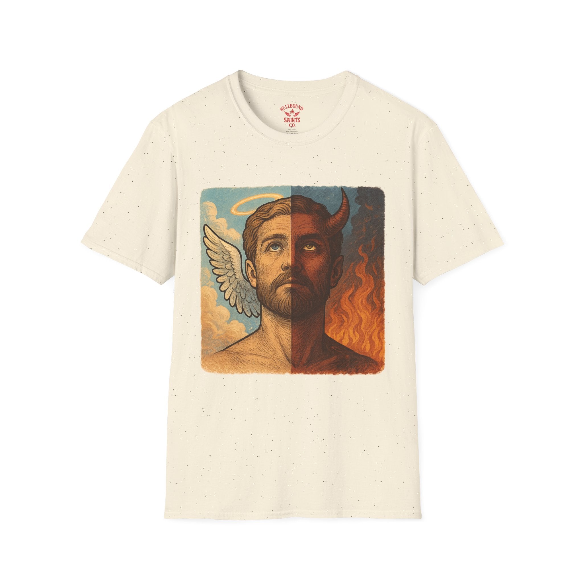 Heaven or Hell T-shirt - Unisex Softstyle