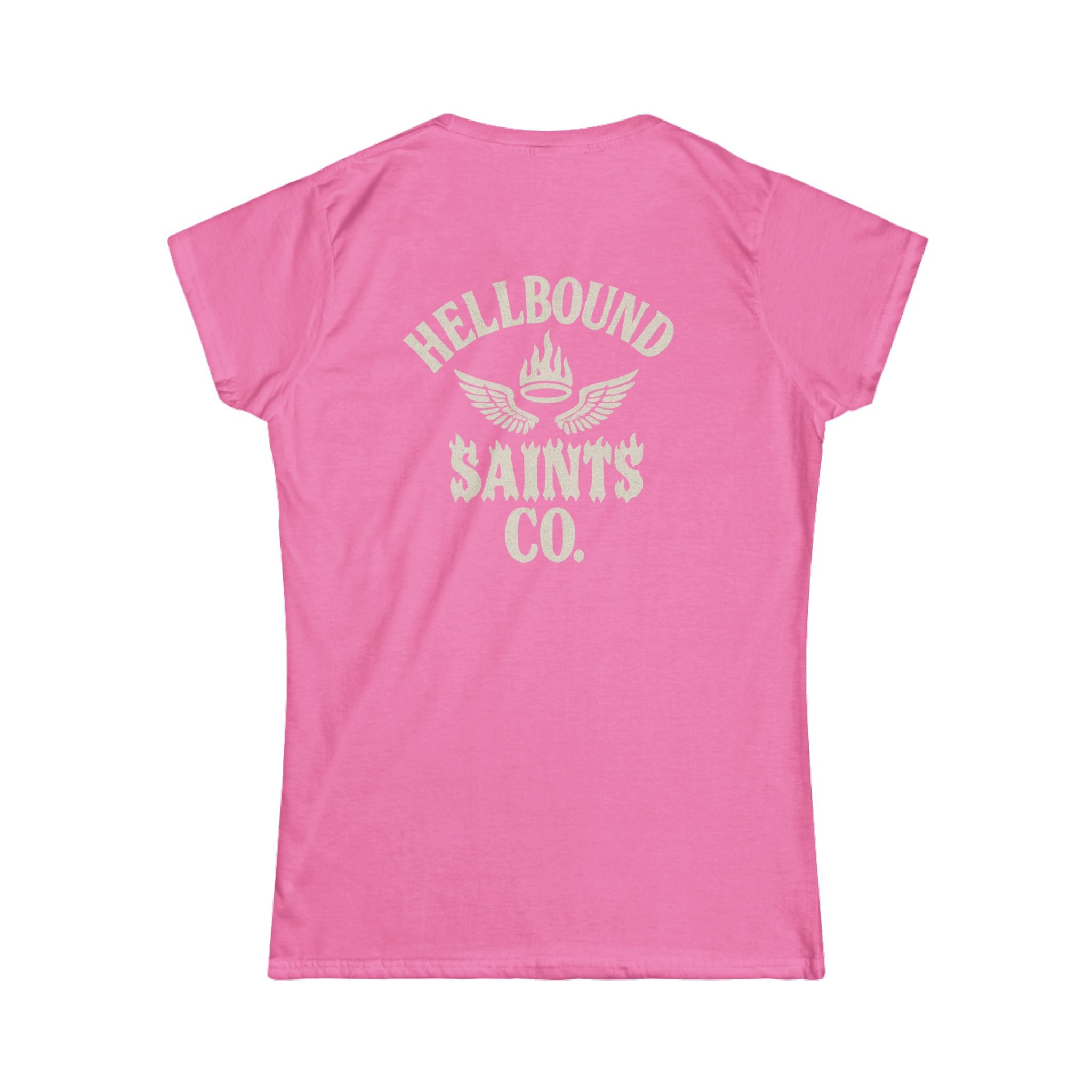 Women's Tee - Womens Hellbound Saint Twins