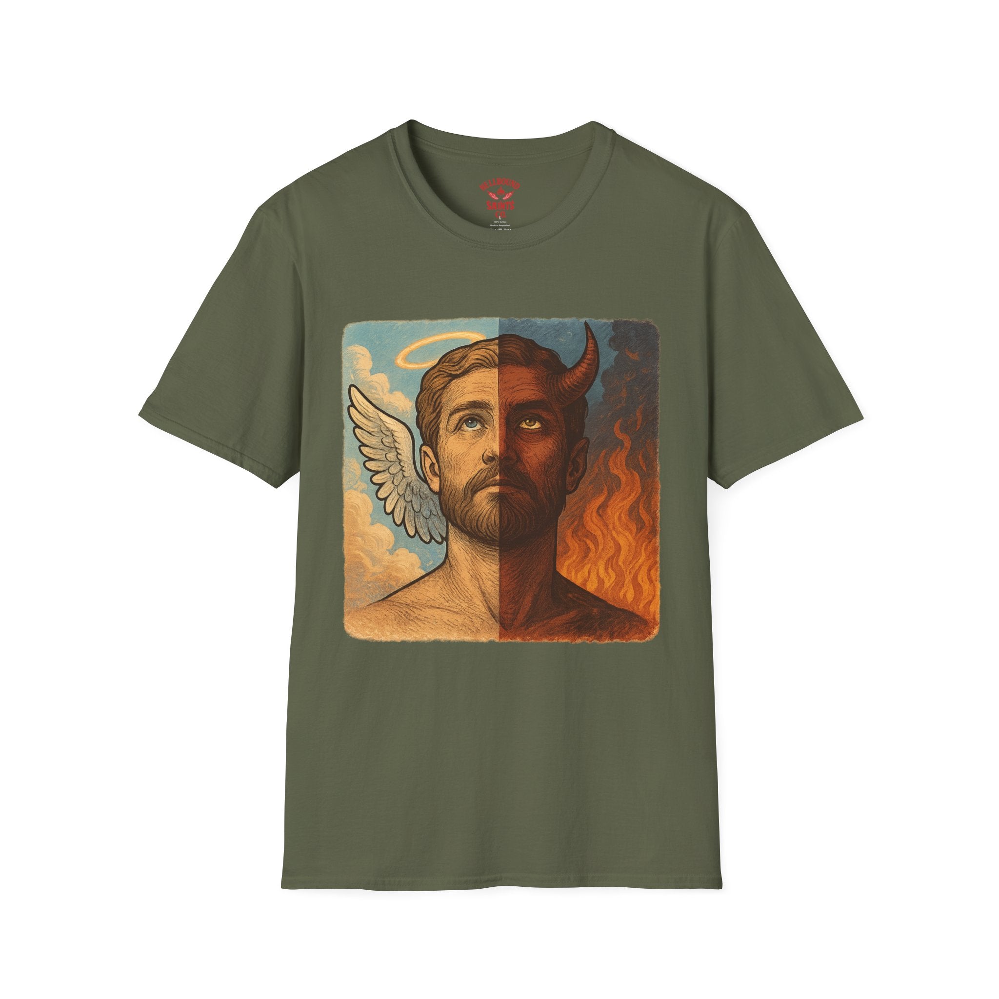 Heaven or Hell T-shirt - Unisex Softstyle