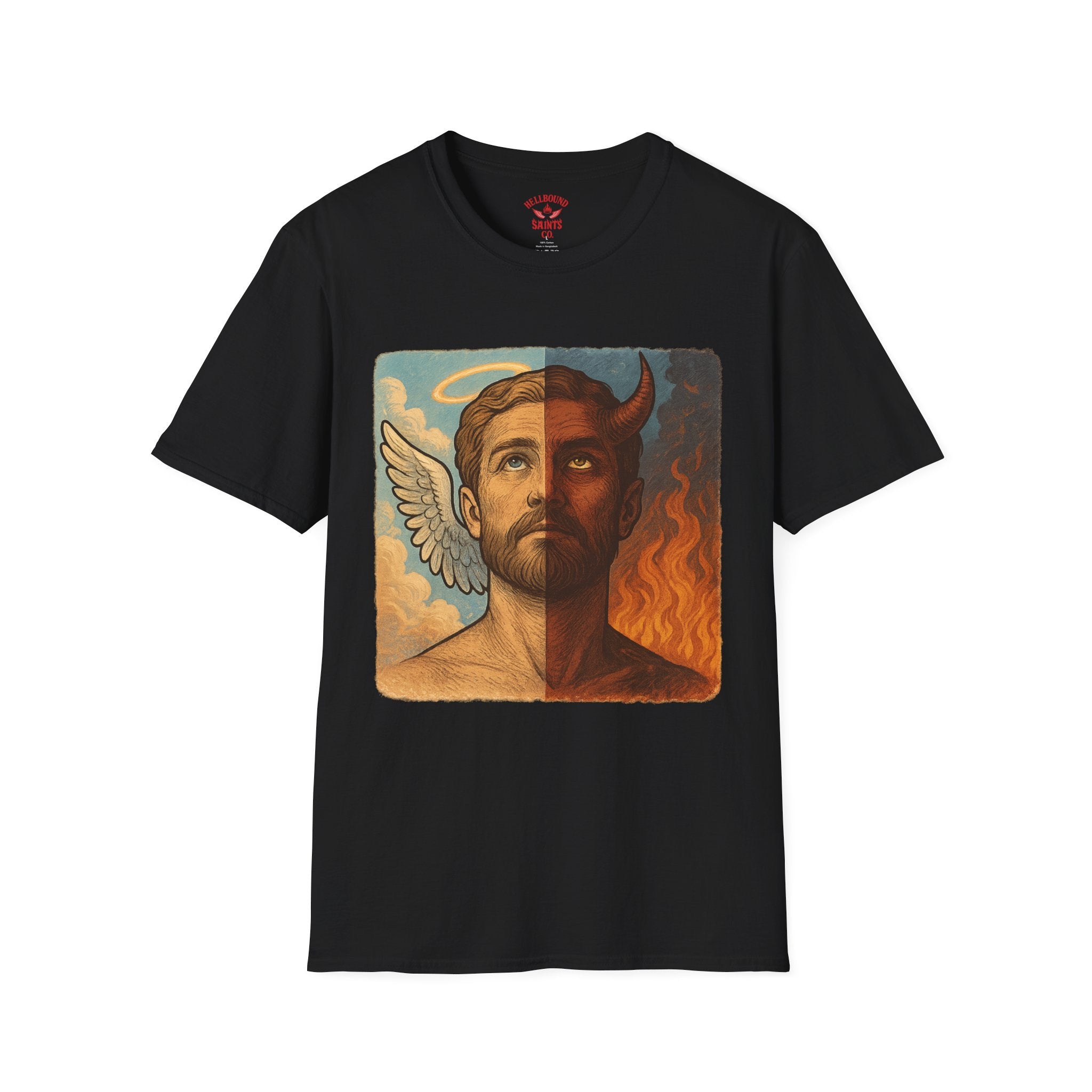 Heaven or Hell T-shirt - Unisex Softstyle