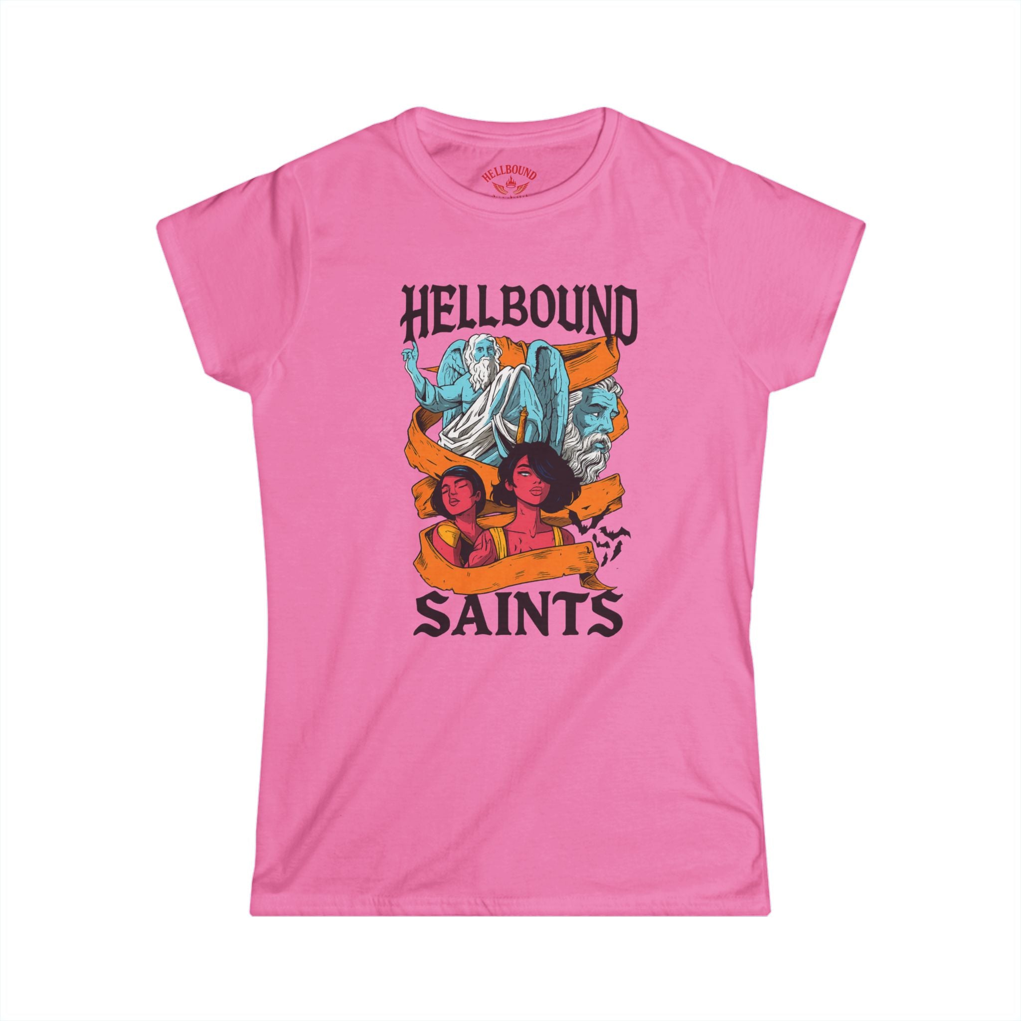 Women's Tee - Womens Hellbound Saint Twins
