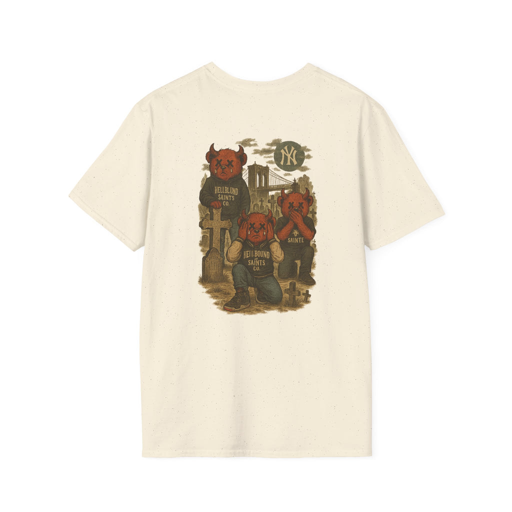 See No Evil Hear No Evil Speak No Evil Cemetery Tee