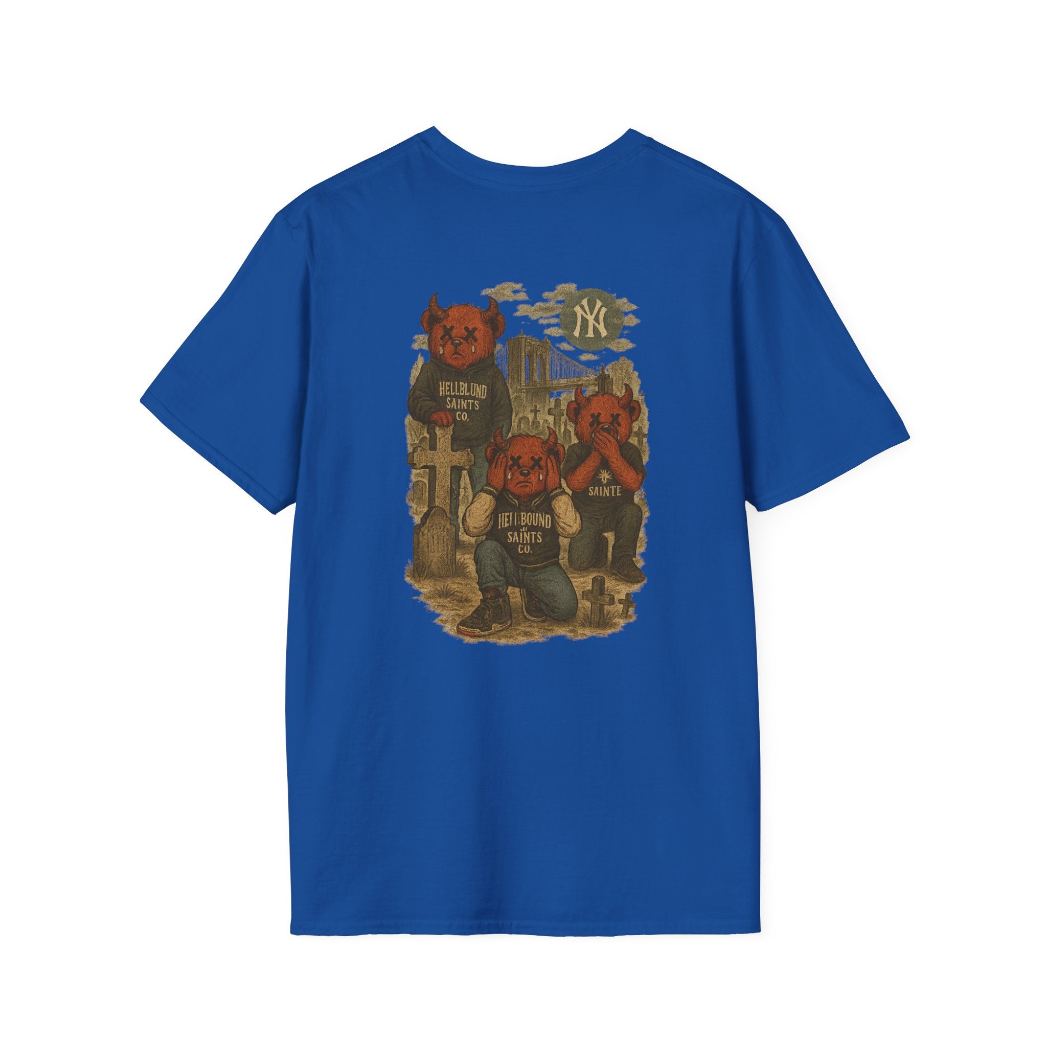 See No Evil Hear No Evil Speak No Evil Cemetery Tee