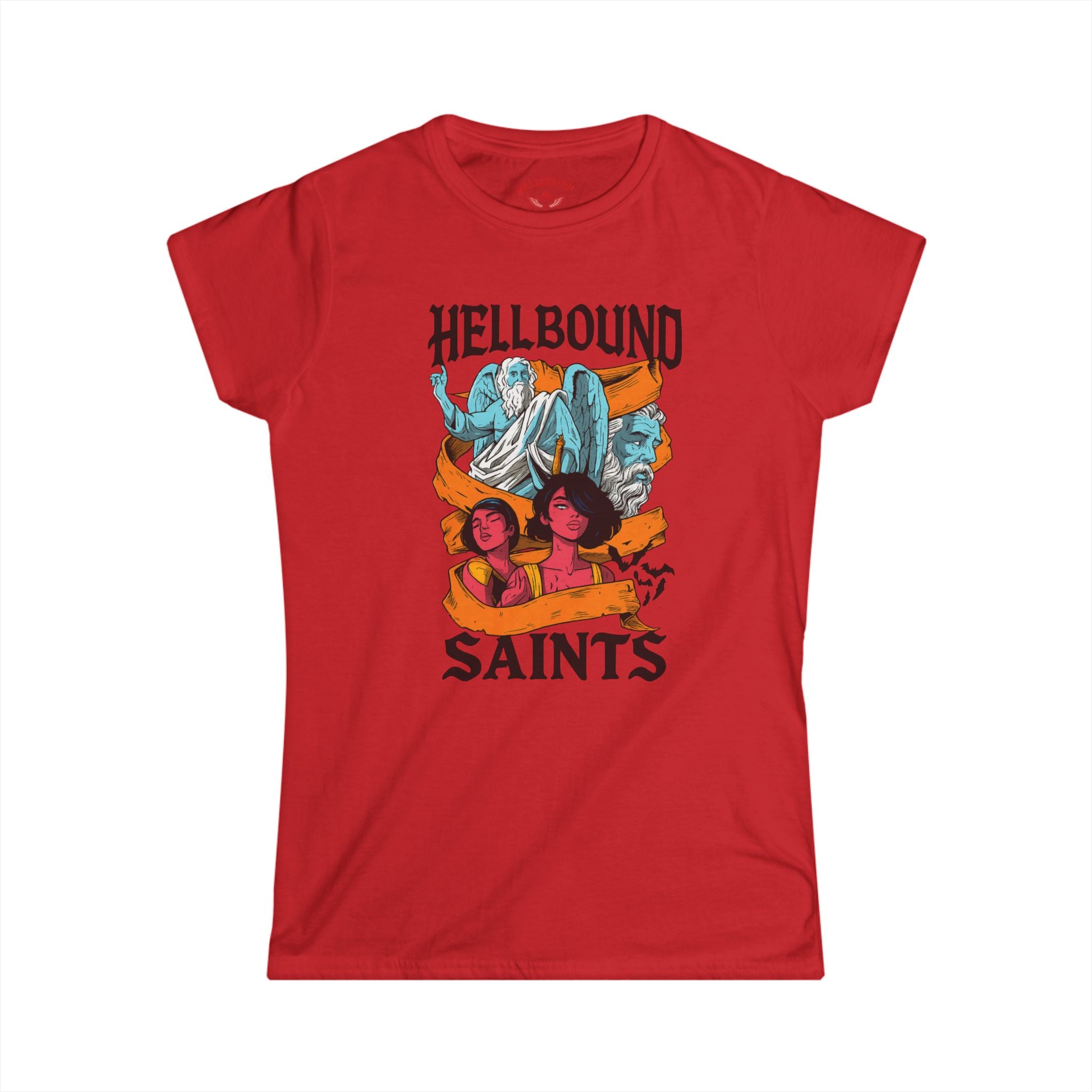 Women's Tee - Womens Hellbound Saint Twins