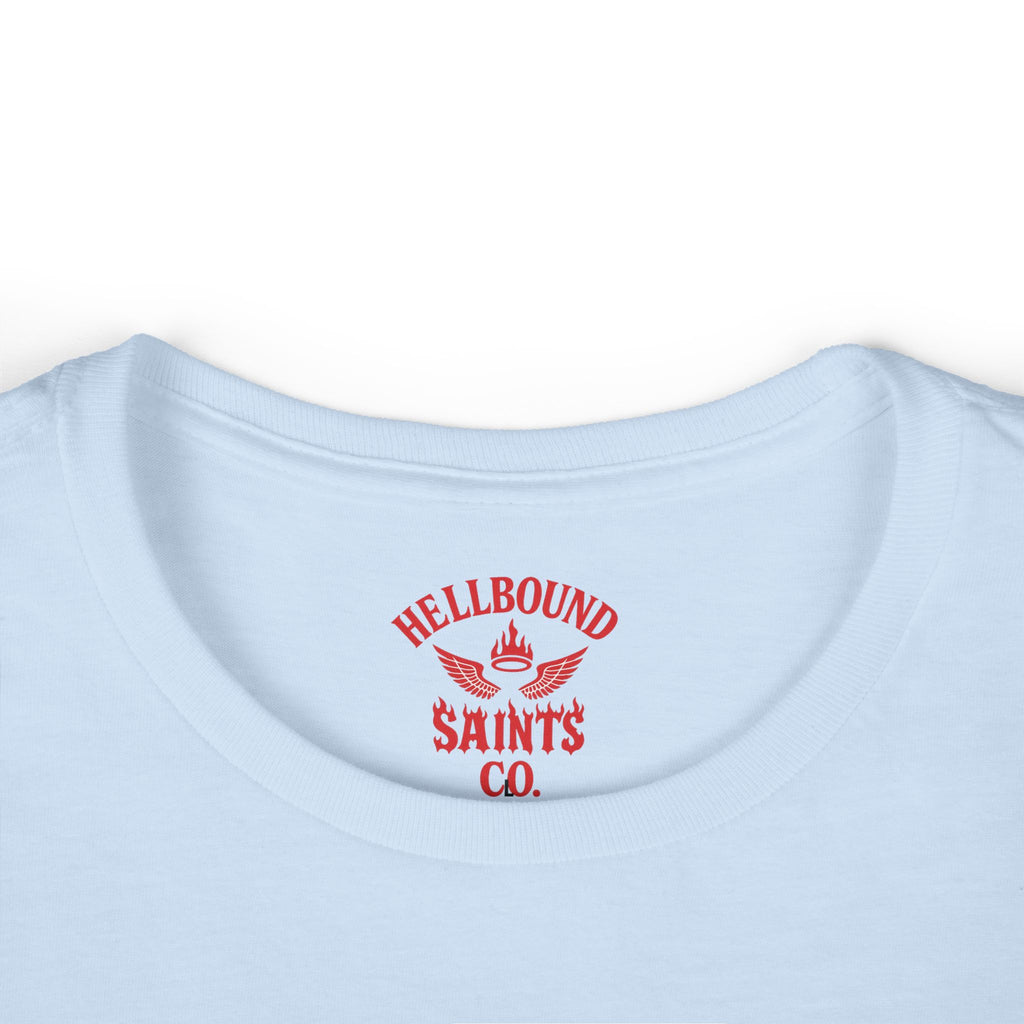 Women's Tee - Womens Hellbound Saint Twins