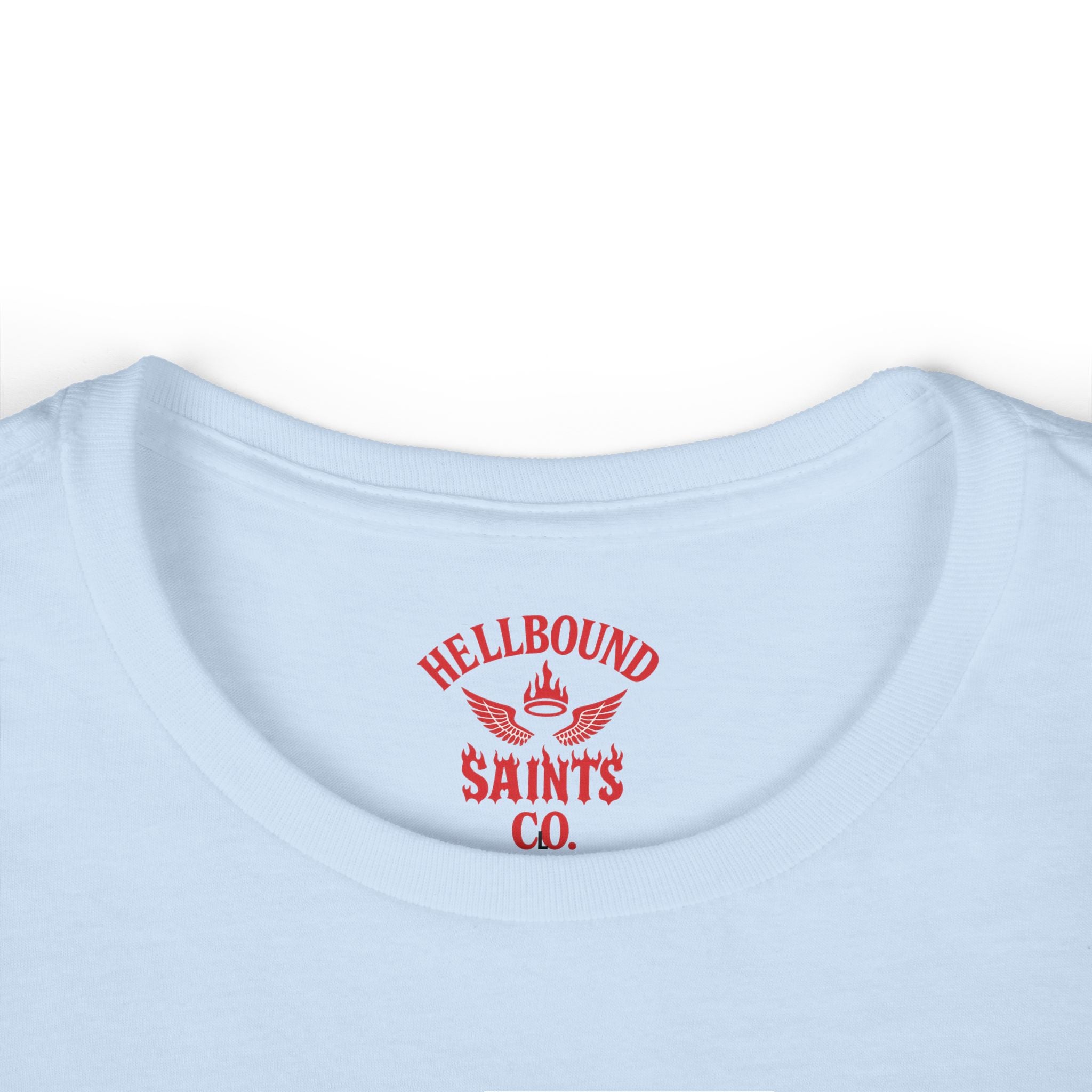 Women's Tee - Womens Hellbound Saint Twins