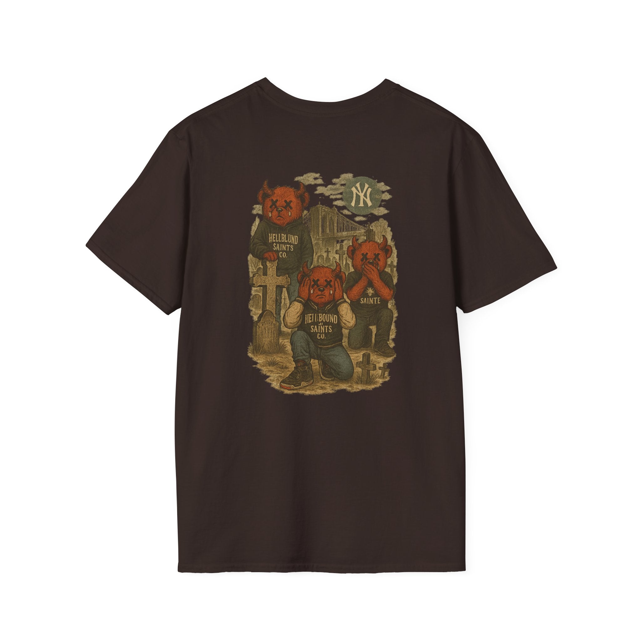 See No Evil Hear No Evil Speak No Evil Cemetery Tee