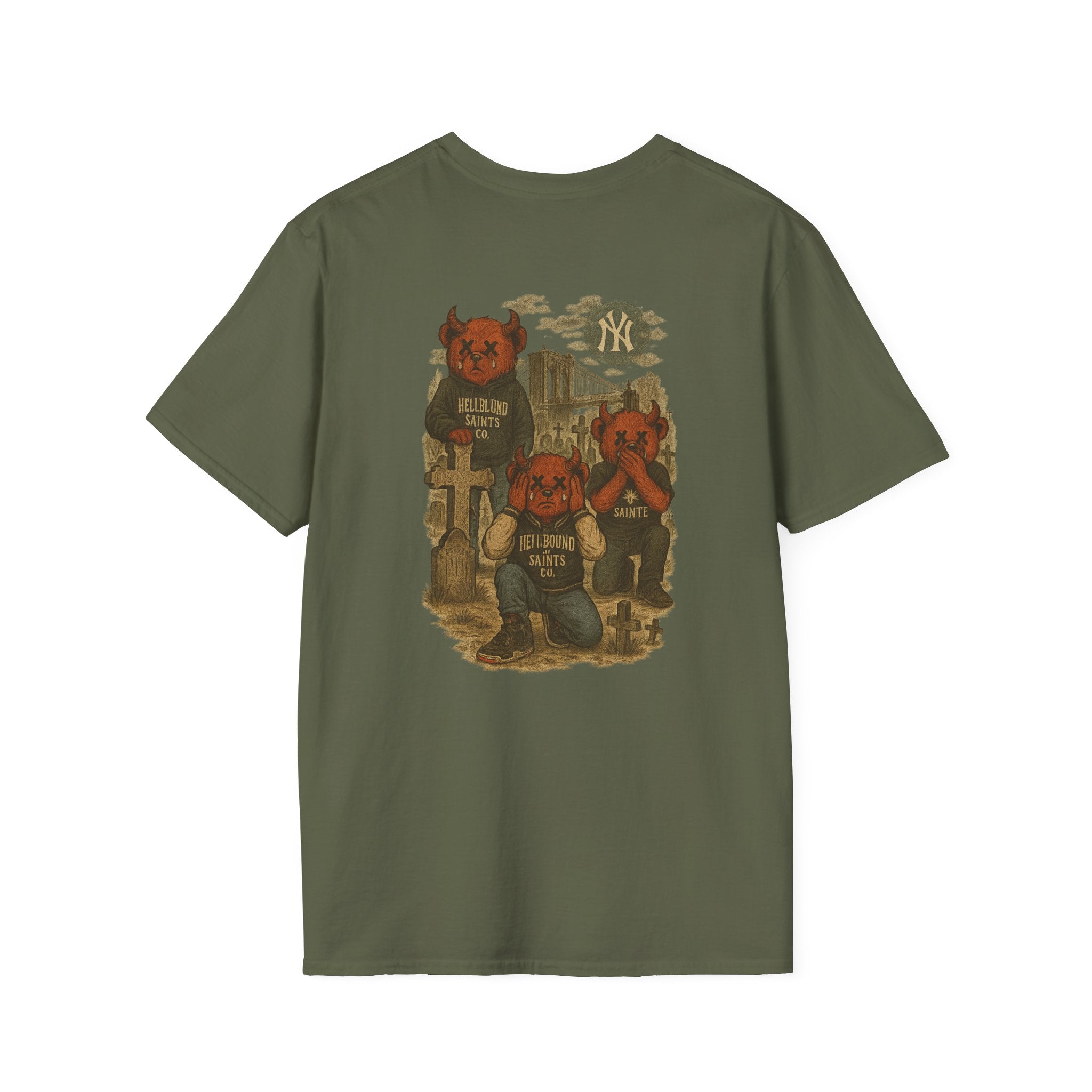 See No Evil Hear No Evil Speak No Evil Cemetery Tee