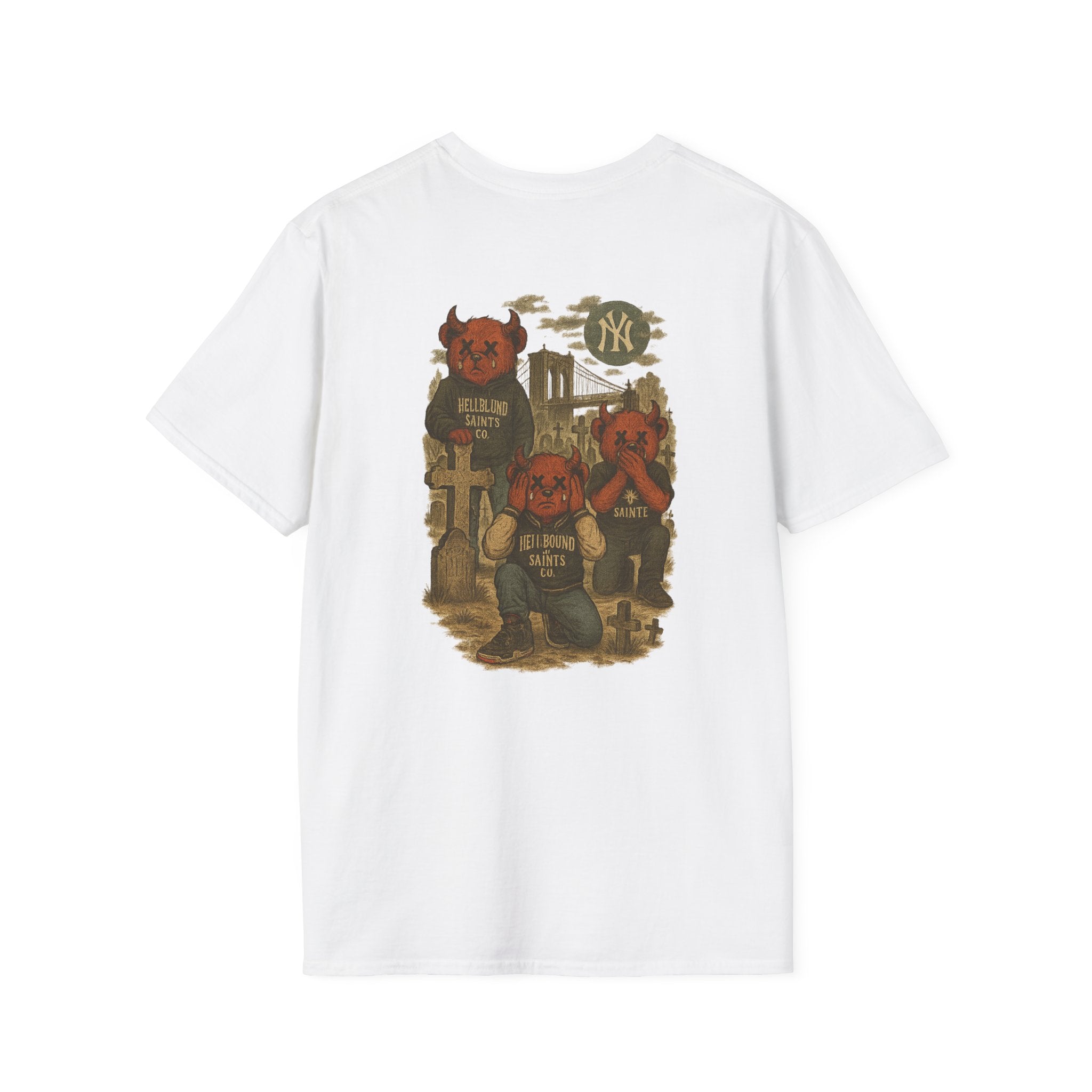 See No Evil Hear No Evil Speak No Evil Cemetery Tee